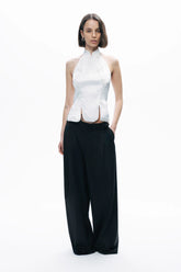 Blouse with Bow Detail